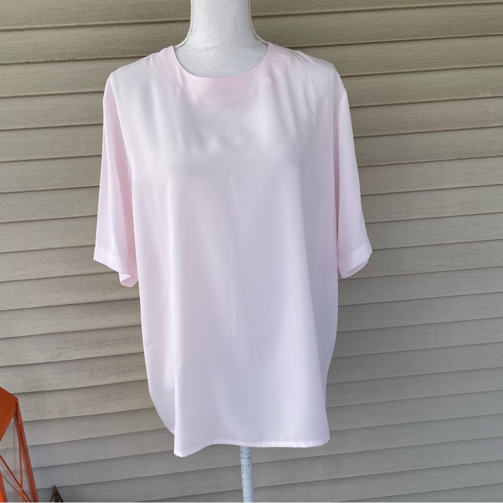 Yves St. Clair 2 Light Pink Blouse Size 18W